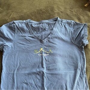 NWOT S Life is Good V-Neck